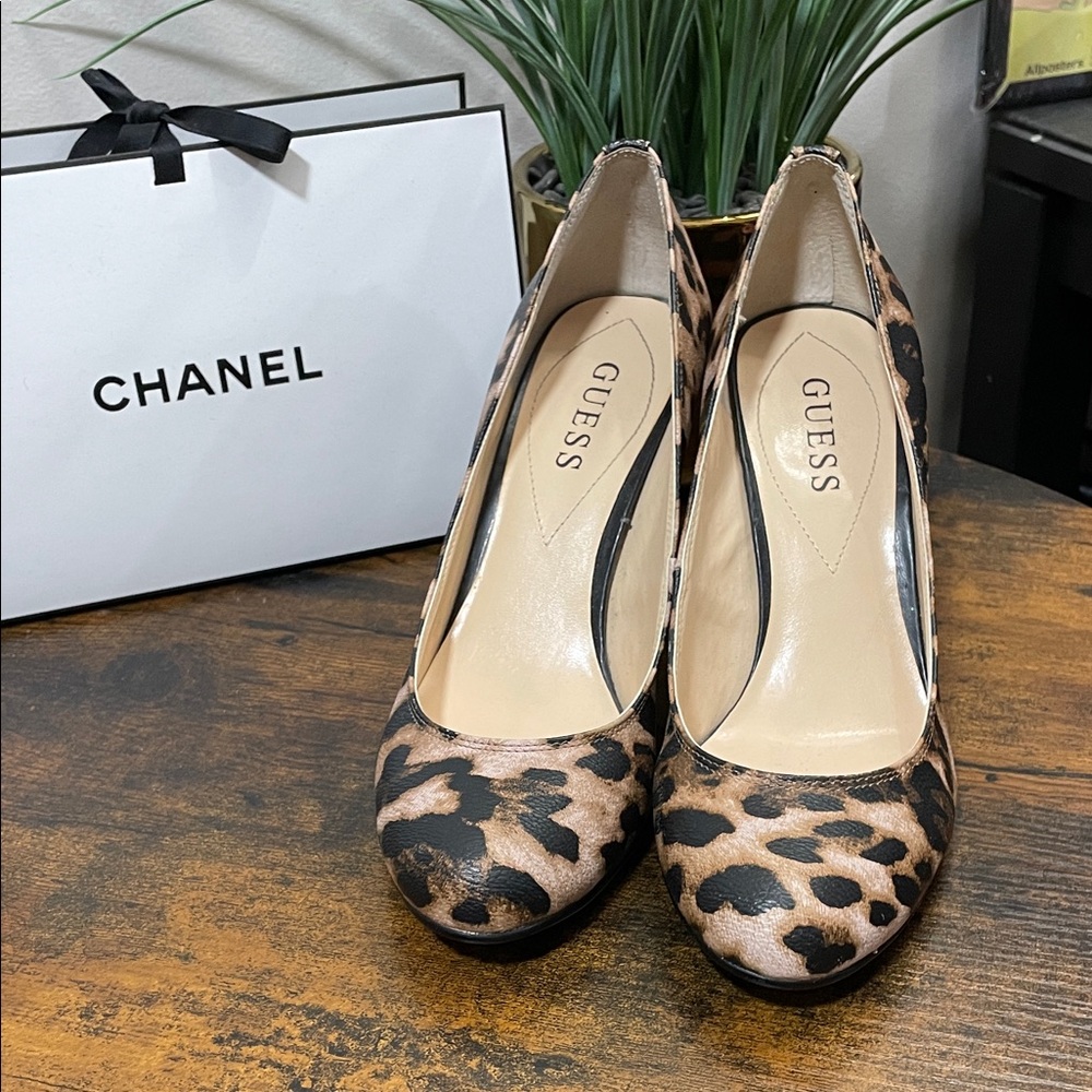 Guess Leopard Print Women's Heels